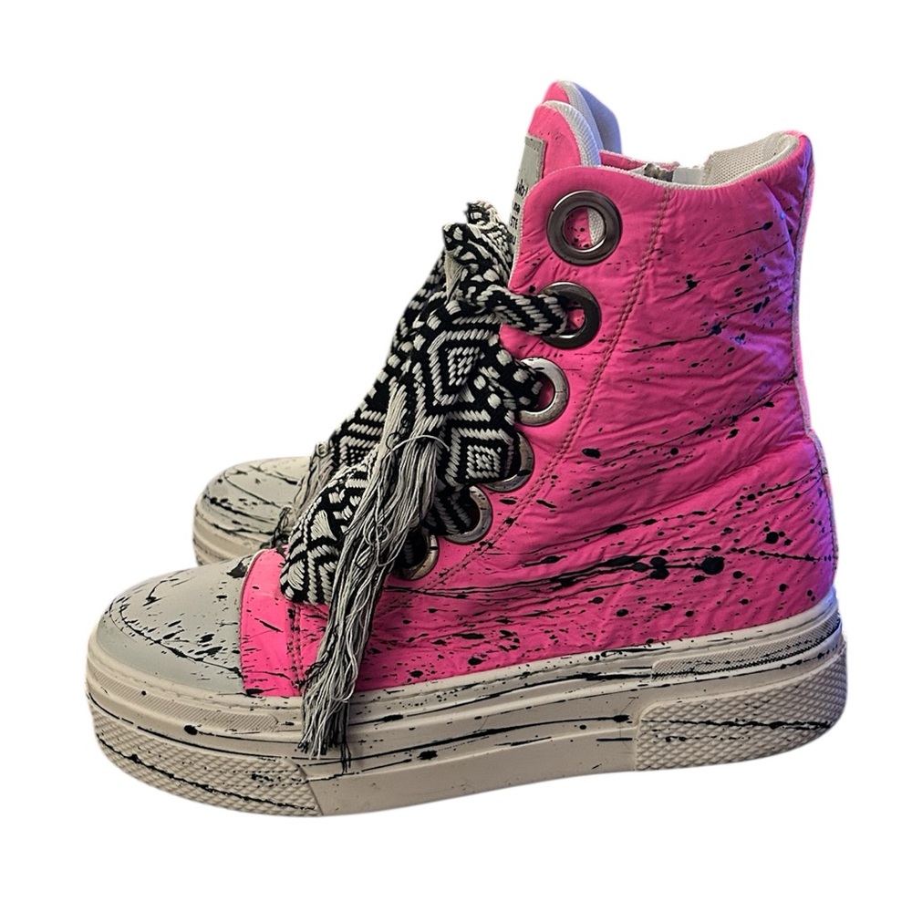 CALIPSO 300 Limited Edition Fuxia Splatter Shoes Size 42 (W 11.5/12 M 9-9.5)